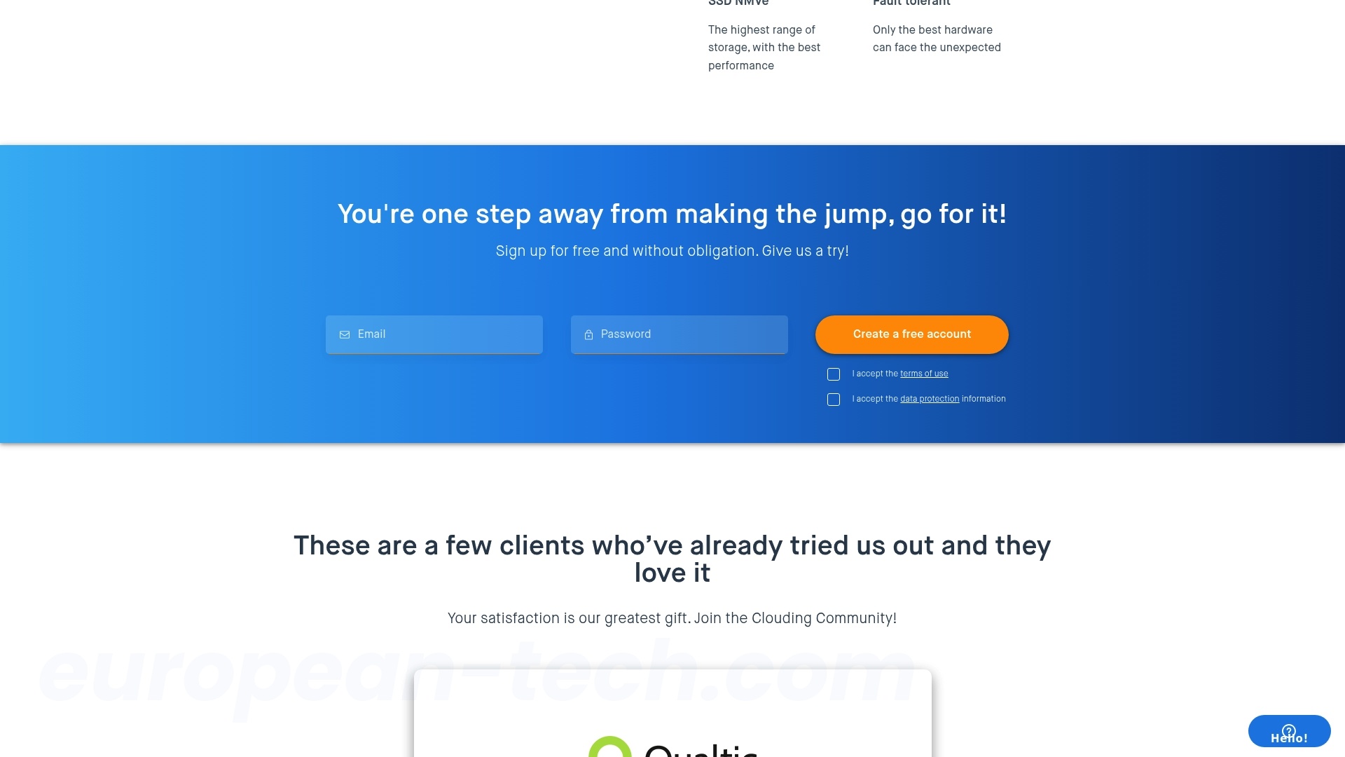 Clouding.io - European alternative from Spain