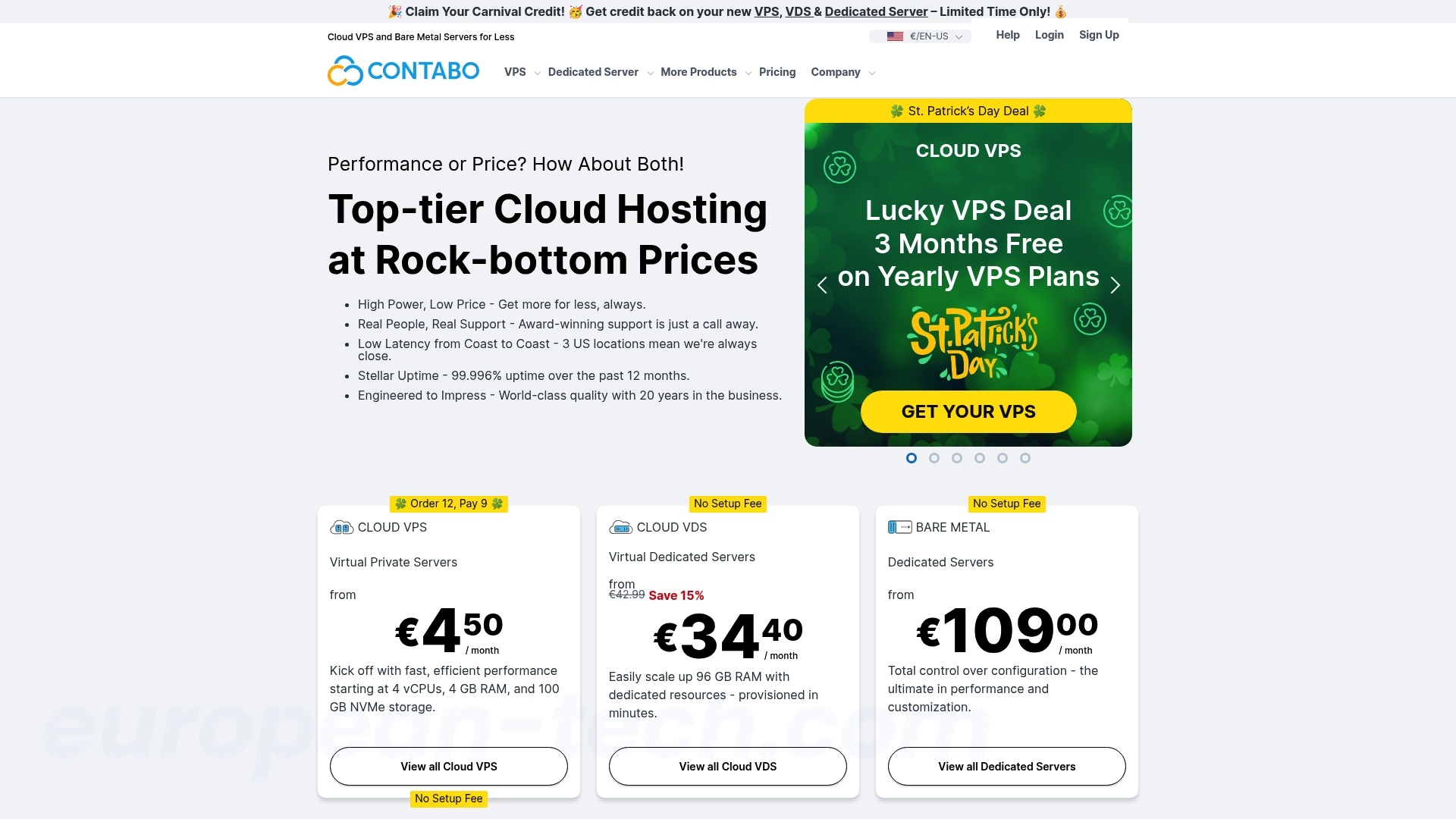 Contabo - European alternative from Germany