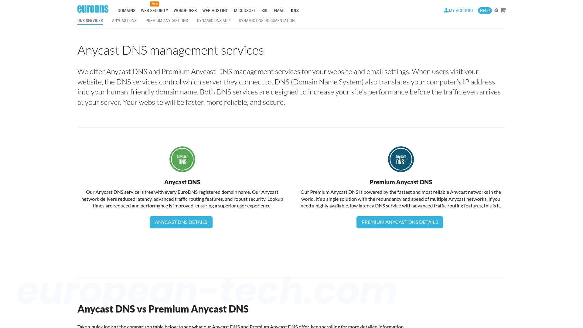 EuroDNS DNS - European alternative from Luxembourg