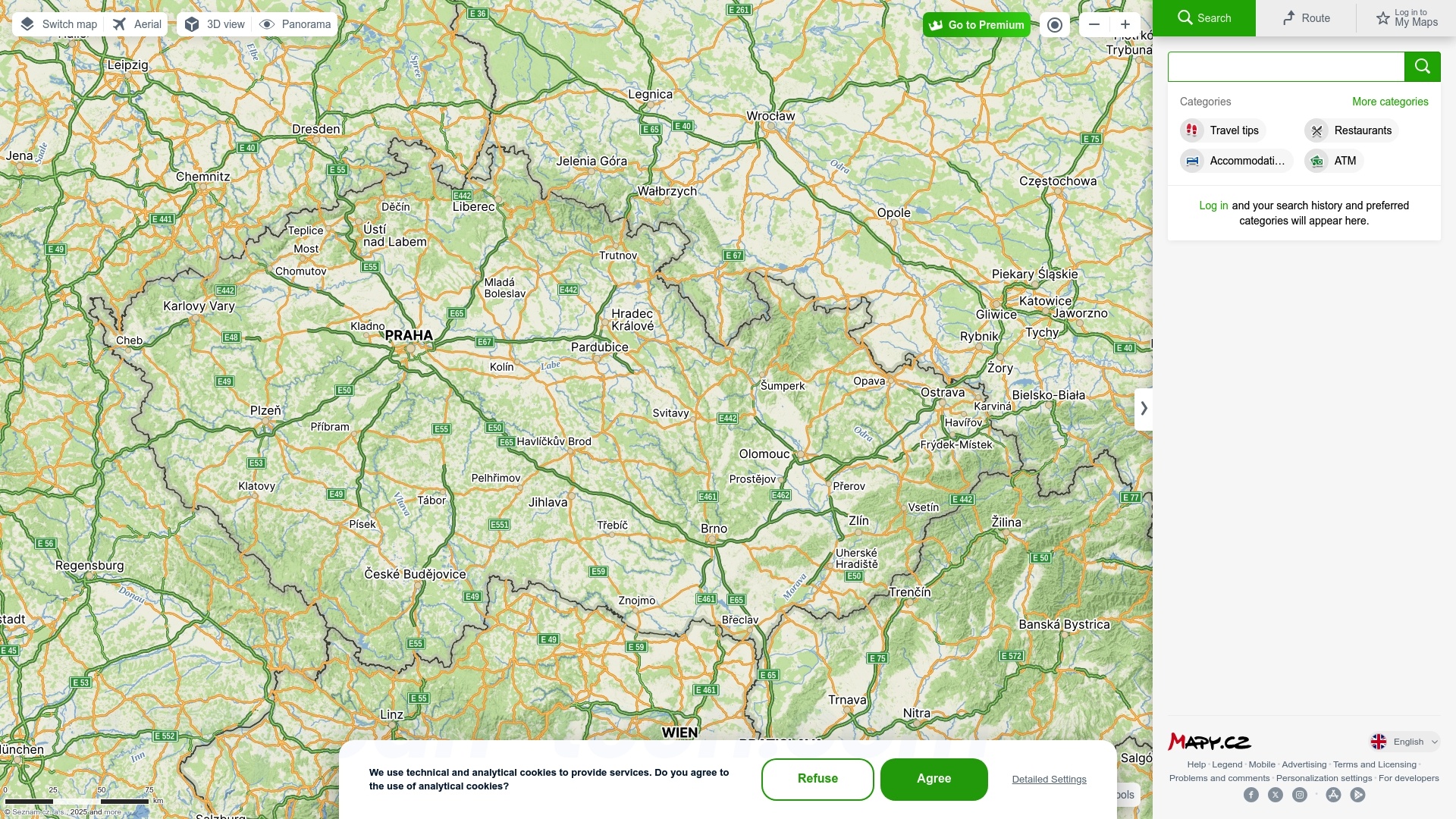 Mapy.cz - European alternative from Czech Republic