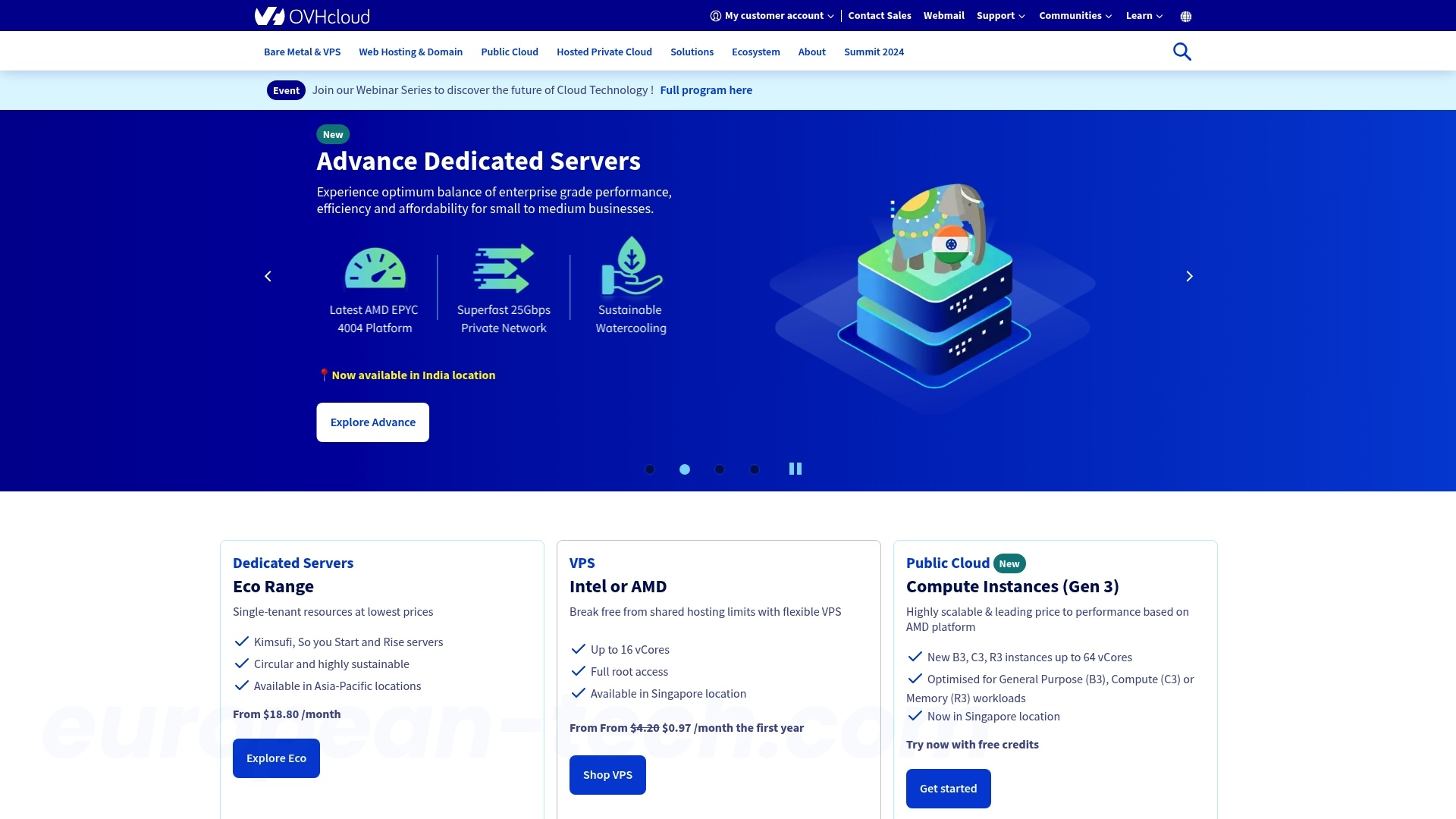 OVHcloud - European alternative from France