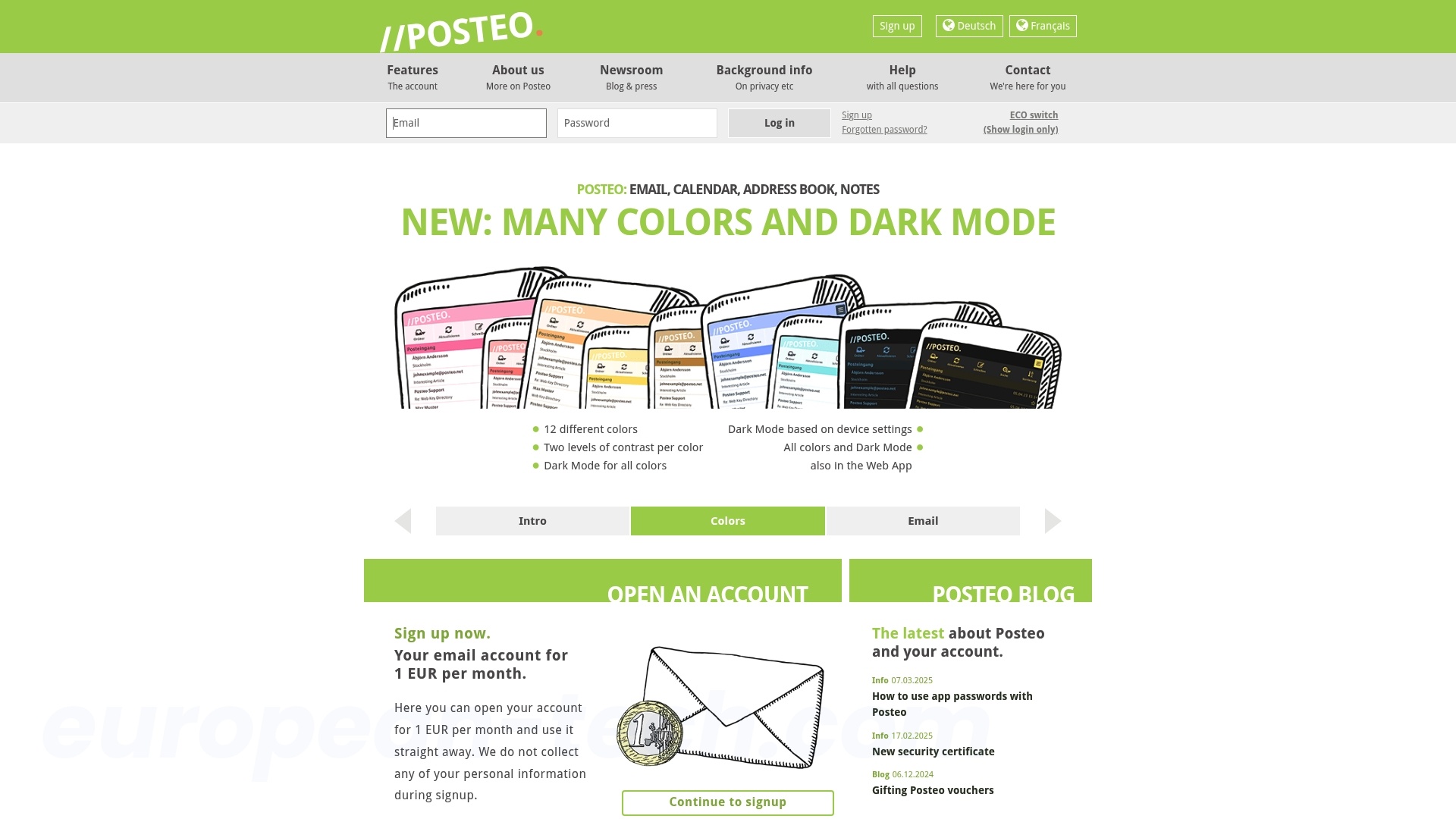 Posteo - European alternative from Germany